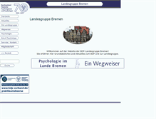 Tablet Screenshot of bdp-bremen.org